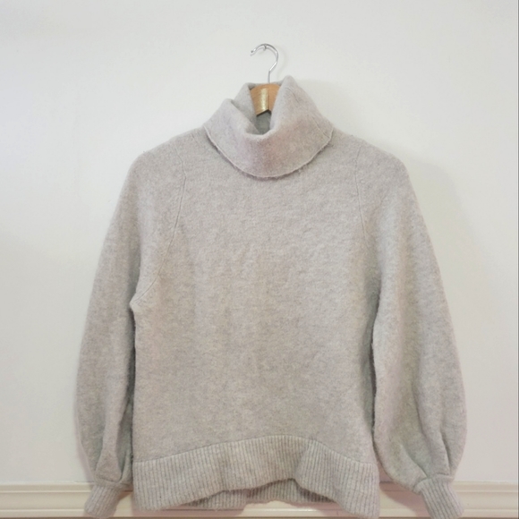 ARITZIA BABATON | Gray Wool Turtleneck Sweater XXS - Picture 1 of 8